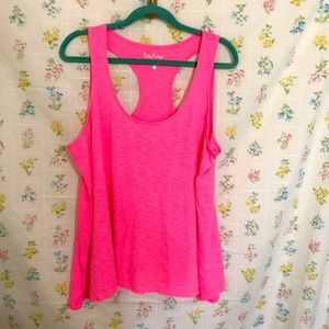 XL Lilly Pulitzer Monterey Tank Top Kir Royal Pink